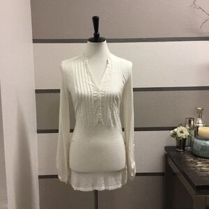 Next Pleated Button-Up Blouse